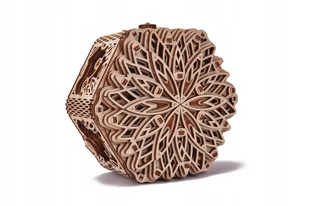 Wood Trick Szkatułka na biżuterię Mystery Flower Drewniane Puzzle 3D - Puzzle - miniaturka - grafika 1