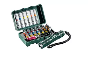 Metabo Bity 626721000 krzyżakowy Pozidriv krzyżakowy Phillips płaski wewnętrzny sześciokąt TORX stal S2 29 szt - Klucze i nasadki - miniaturka - grafika 1
