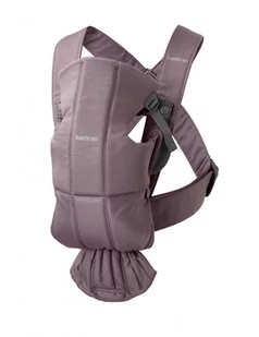 Babybjorn Nosidełko Mini 3D Cotton Dark Purple - Nosidełka dla dzieci - miniaturka - grafika 1