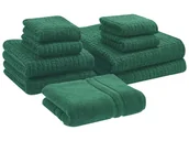 Ręczniki - Komplet 9 ręczników ATAI Bawełna Zielony - miniaturka - grafika 1