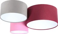 Lampy sufitowe - Lampa sufitowa Lumes Trójkolorowa plafoniada z białym wnętrzem abażura - EXX53-Novum - miniaturka - grafika 1