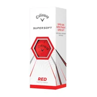 Golf - Matowe piłki golfowe CALLAWAY SUPERSOFT (czerwone) - miniaturka - grafika 1