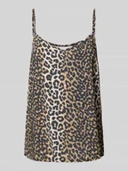 Koszulki i topy damskie - Top na ramiączkach o luźnym kroju z czystej wiskozy model ‘NOVA LIFE’ - miniaturka - grafika 1