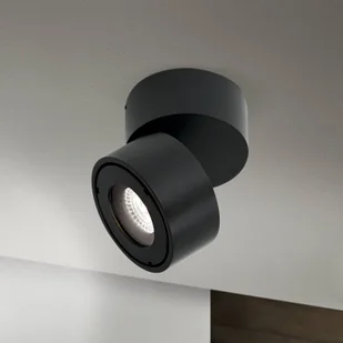 ORION Reflektor zewnętrzny LED Harvey, czarny, Ø 10 cm, aluminium odlewane - Lampy ogrodowe - miniaturka - grafika 1