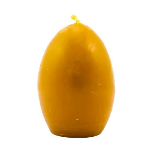 Świeca z wosku pszczelego jajko gładkie - Świece - miniaturka - grafika 1