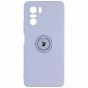 Etui i futerały do telefonów - Bizon Etui Case Silicone Ring do Xiaomi Mi 11i / Poco F3 jasnofioletowe - miniaturka - grafika 1