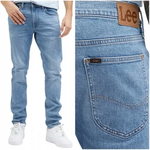 Lee LUKE SLIM Parker BLUE DżINS mocno zwężane spodnie jeansowe W30 L32 - Spodnie męskie Lee LUKE SLIM Parker BLUE DżINS mocno zwężane spodnie jeansowe W30 L32 - Spodnie męskie - miniaturka - grafika 1