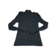 Swetry męskie - Męski Sweter z Półgolfem Styl Old Money Splot Warkoczowy Rozmiar M - miniaturka - grafika 1