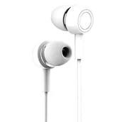 Słuchawki - USAMS EP-12 białe - miniaturka - grafika 1