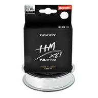 Żyłki wędkarskie - PLECIONKA DRAGON HM8X P.E.BRAID 0.16MM 16.90KG 135M BIAŁA PDF-40-00-316 - miniaturka - grafika 1
