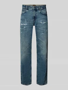 Jeansy o kroju tapered fit z mieszanki bawełny model ‘TROY’ - Spodnie męskie - miniaturka - grafika 1