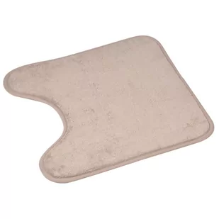 DOUCEUR D'INTERIEUR douceur D 'Interieur witaminy dywanik do toalety Uni poliester 45 x 45 x 1 cm, szarobrązowy, jeden rozmiar 6GMB268TA - Dywaniki łazienkowe - miniaturka - grafika 1