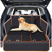 Pokrowce na fotele - Mata do Bagażnika dla Psa Zwierząt do Samochodu Auta Duża 105x74cm Pasy - miniaturka - grafika 1