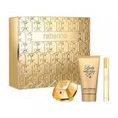 Wody i perfumy damskie - Lady Million zestaw woda perfumowana spray 80ml + woda perfumowana 10ml + balsam do ciała 100ml - miniaturka - grafika 1
