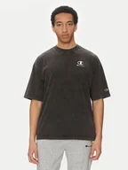 Koszulki męskie - Champion T-Shirt 221257 Czarny Regular Fit - miniaturka - grafika 1