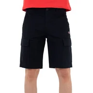 Spodnie sportowe męskie - Spodenki Champion Cargo Cotton Twill 218736-KK001 - czarne - miniaturka - grafika 1