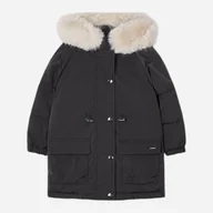 Kurtki i płaszcze dla chłopców - Kurtka parka chłopięca Mayoral 4.493-70 92 cm Czarna (8445865470391) - miniaturka - grafika 1