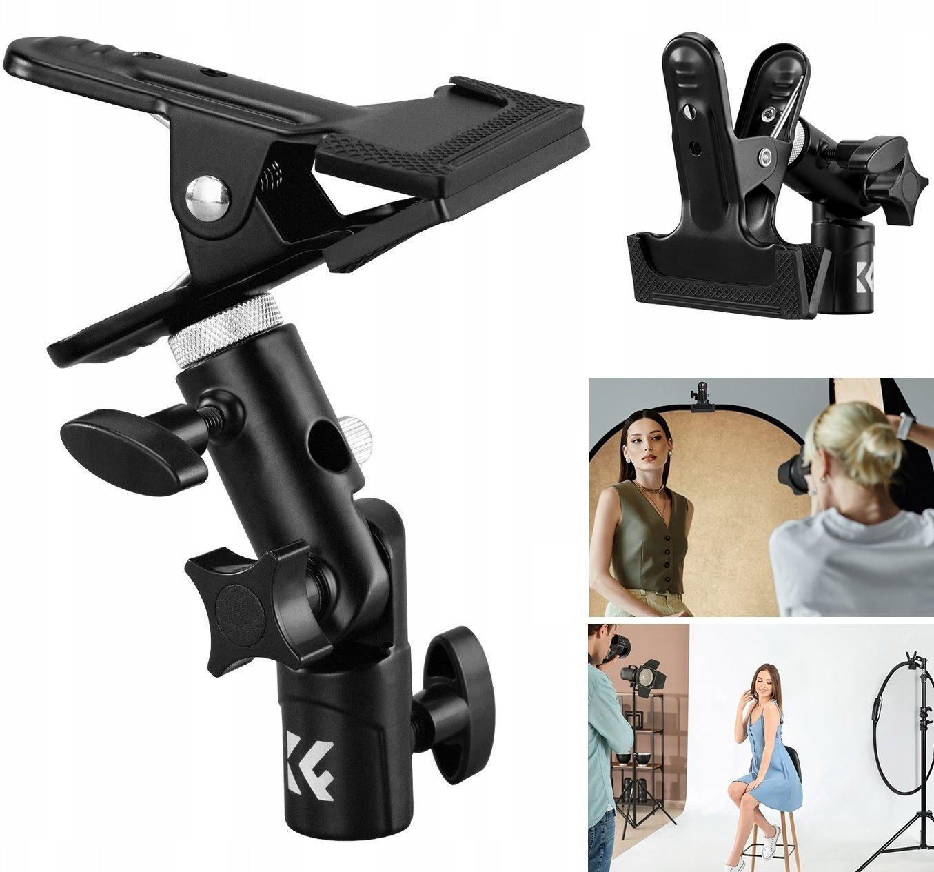 Uchwyt Klips Do Blendy Fotograficznej Parasolki 5/8