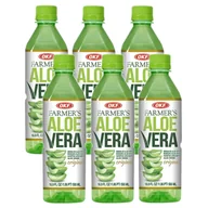 Soki i napoje niegazowane - Okf Napój Farmers Aloe Vera z cząstkami aloesu Zestaw 6 x 500 ml - żywność - miniaturka - grafika 1