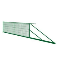 Ogrodzenia - Brama przesuwna 3D 4 m prawa - miniaturka - grafika 1