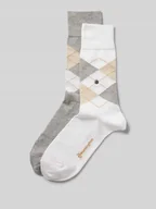 Skarpetki męskie - Skarpety z aplikacją z logo w zestawie 2 szt. model ‘Everyday Argyle’ - miniaturka - grafika 1
