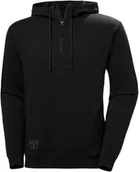 Bluzy męskie - Helly Hansen Sweater HELLY HANSEN Essential 1/4 Zip, black L - miniaturka - grafika 1