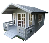 Altany ogrodowe - Domek parterowy z tarasem HAVILLA 12 + 7 m2 - Nordenwood - miniaturka - grafika 1