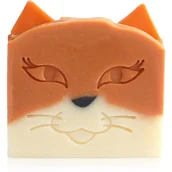 Kosmetyki kąpielowe dla dzieci - Almara Soap My Happy Fox mydło robione ręcznie dla dzieci 100 g - miniaturka - grafika 1