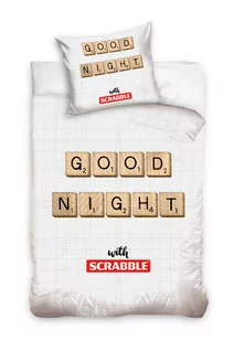 SCRABLE KOMPLET POŚCIELI 160x200 BAWEŁNA 100% SCR201021 - Pościel dla dzieci - miniaturka - grafika 1