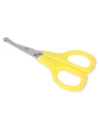 Nożyczki dla dzieci - Poupy Poupy, Nożyczki do paznokci z zaokrąglonymi końcówkami, Żółte - miniaturka - grafika 1