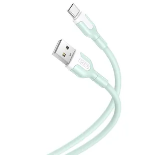 XO Kabel NB212 USB - USB-C 1,0 m 2,1A zielony - Kable USB - miniaturka - grafika 1