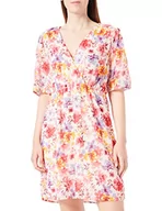 Sukienki - ONLY Damska sukienka Onlstar Life Fia S/S Cs PTM letnia sukienka, Camellia Rose/Aop: Star Summer Flowers, XL - miniaturka - grafika 1