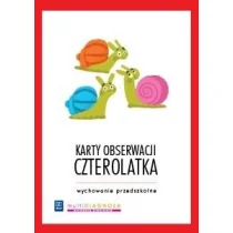 WSiP Karty obserwacji czterolatka praca zbiorowa - Edukacja przedszkolna - miniaturka - grafika 1