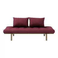 Sofy i kanapy - Czerwona rozkładana sofa 200 cm Pace – Karup Design - miniaturka - grafika 1
