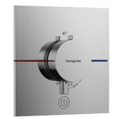 Baterie podtynkowe - HANSGROHE 15575000 ShowerSelect Comfort E Bateria termostatyczna, podtynkowa do 1 odbiornika z dodatkowym wyjściem Chrom - miniaturka - grafika 1