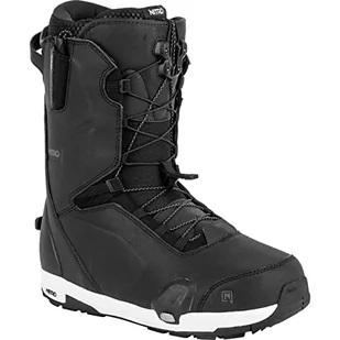 Nitro Męskie deski snowboardowe Profile TLS 23 All Mountain Freeride Freestyle Highend Premium System szybkiego sznurowania Step On Boot Snowboardboot, Black, MP 26,0 // EU 40 // US 8 - Buty snowboardowe - miniaturka - grafika 1