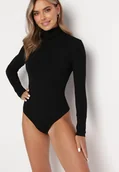 Body - Czarne Body z Golfem i Długim Rękawem Ophidite - miniaturka - grafika 1