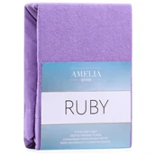 Prześcieradła - Amelia Home Prześcieradło/AH/RUBY/PURPLE22/80-90x200+30 - miniaturka - grafika 1