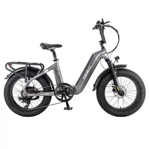 FAFREES F20 Master E-bike 20*4.0 inch Air Tire 500W Rear Drive 25km/h Max Speed 48V 22.5Ah Battery 140-160km Range -Grey - Rowery - miniaturka - grafika 1