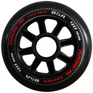 Akcesoria do skatingu - Kółka do rolek Tempish  RADICAL 90 mm 85A Black 4-Pack - miniaturka - grafika 1