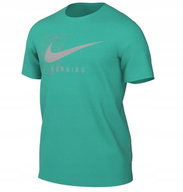 Koszulka Męska T- shirt zielona Nike Dri-FIT Run Division DV9386-369 r. M