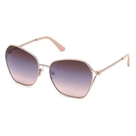 Okulary przeciwsłoneczne - Guess Okulary przeciwsłoneczne unisex, Shiny Rose Gold, 62 - miniaturka - grafika 1