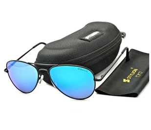 Przeciwsłoneczne Pilotki okulary Polaryzacyjne lustrzanki STP30A - Okulary korekcyjne, oprawki, szkła - miniaturka - grafika 1