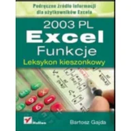 Aplikacje biurowe - 2003 PL Excel Funkcje Leksykon kieszonkowy Używana - miniaturka - grafika 1