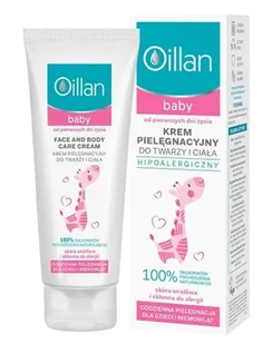 Oillan Baby Delikatny krem do pielęgnacji twarzy i ciała 75ml - Kremy dla dzieci - miniaturka - grafika 6