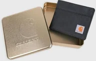 Portfele - Carhartt Portfel Carhartt Saddle Leather Bifold Black - miniaturka - grafika 1