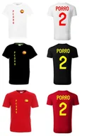 Koszulki sportowe męskie - EURO 2024 Koszulka HISZPANIA PEDRO PORRO 2 - miniaturka - grafika 1