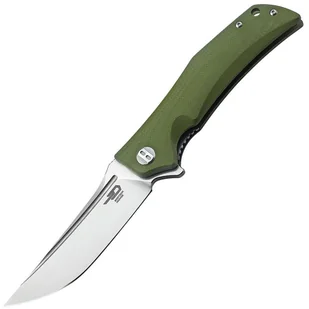 Bestech SCIMITAR D2, stone wash+satin, Army Green G10 BG05B-1 - Scyzoryki Bestech SCIMITAR D2, stone wash+satin, Army Green G10 BG05B-1 - Scyzoryki - miniaturka - grafika 1