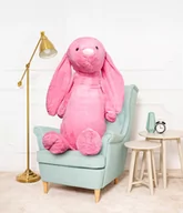 Maskotki i pluszaki - DUŻY MIŚ PLUSZOWY KRÓLIK FIGO PRZYTULANKA MASKOTKA 160cm RÓŻANY - miniaturka - grafika 1