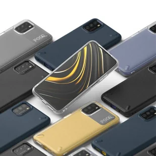 Ringke Onyx wytrzymałe etui pokrowiec Xiaomi Poco M3 granatowy (OXXI0002) - Etui i futerały do telefonów - miniaturka - grafika 5